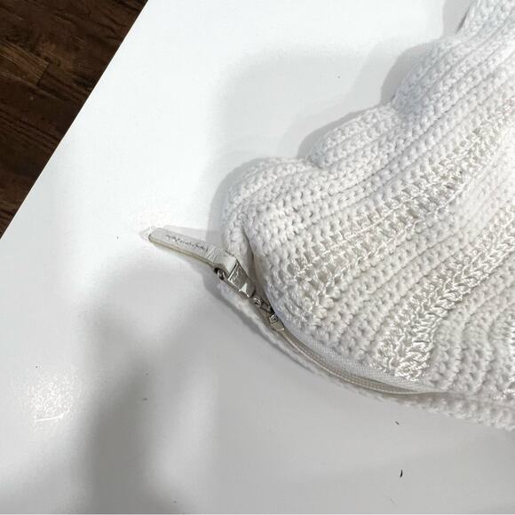 Lauren Ralph Lauren Knit White Cream King Pillowcase Shams Zippered x2 (TWO) - Picture 4 of 12